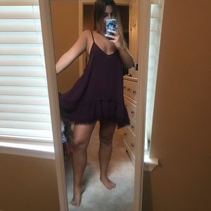 Brandy Melville maroon dress!